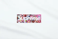 Supreme Takashi Murakami COVID-19 Relief Box Logo Tee White ||Plus Hot