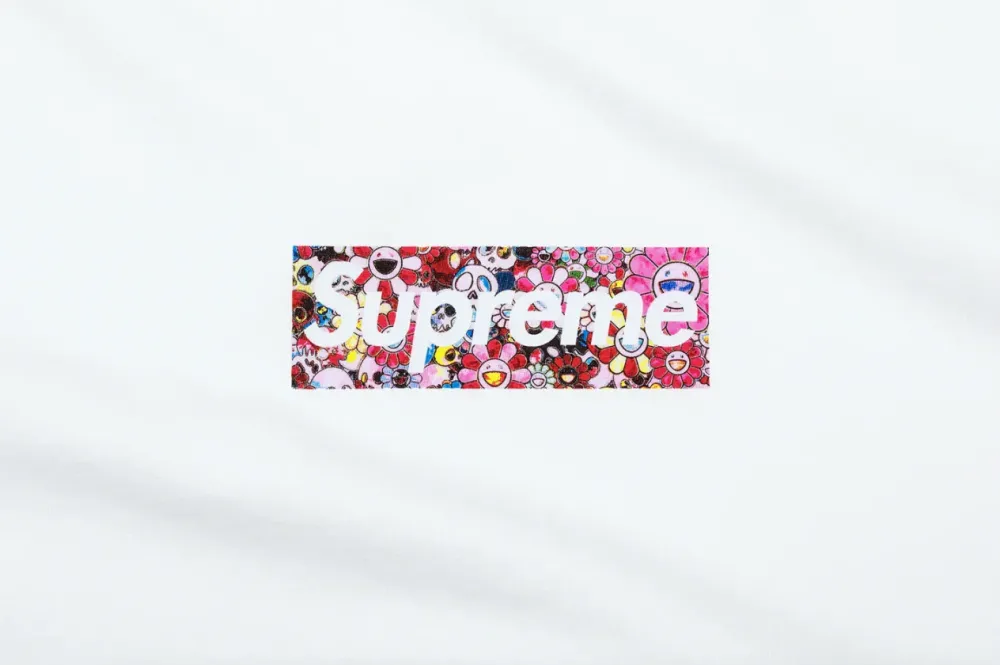 Supreme Takashi Murakami COVID-19 Relief Box Logo Tee White ||Plus Hot