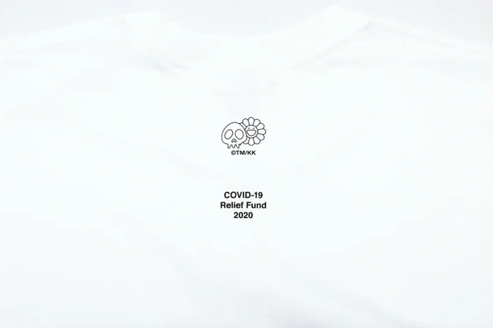 Supreme Takashi Murakami COVID-19 Relief Box Logo Tee White ||Plus Hot