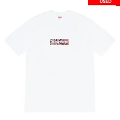 Supreme Takashi Murakami COVID-19 Relief Box Logo Tee White (Used)|PlusJ Best