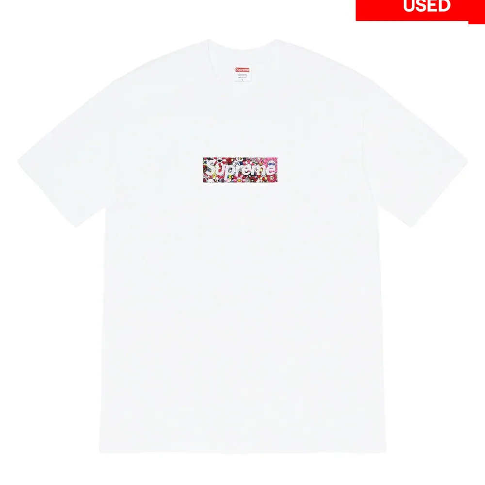 Supreme Takashi Murakami COVID-19 Relief Box Logo Tee White (Used)|PlusJ Best