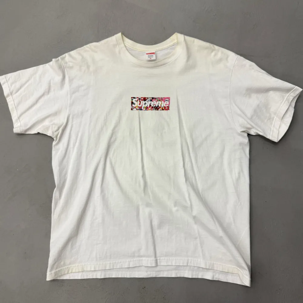 Supreme Takashi Murakami COVID-19 Relief Box Logo Tee White (Used)|PlusJ Best