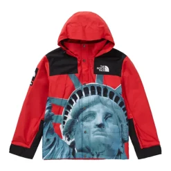 Supreme The North Face Statue of Liberty Mountain Jacket Red ||Plus Hot