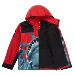 Supreme The North Face Statue of Liberty Mountain Jacket Red ||Plus Hot