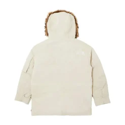 Supreme The North Face Suede 600-Fill Down Parka White|Plus New