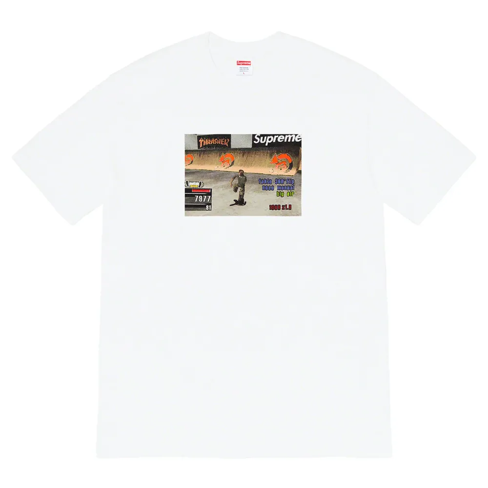 Supreme Thrasher Game Tee White ||Plus Online
