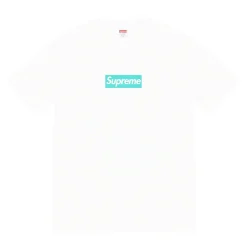 Supreme Tiffany & Co. Box Logo Tee White ||Plus Best