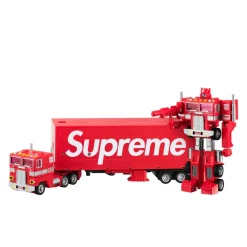 Supreme Transformers G1 Optimus Prime Figure Red|Plus Sale