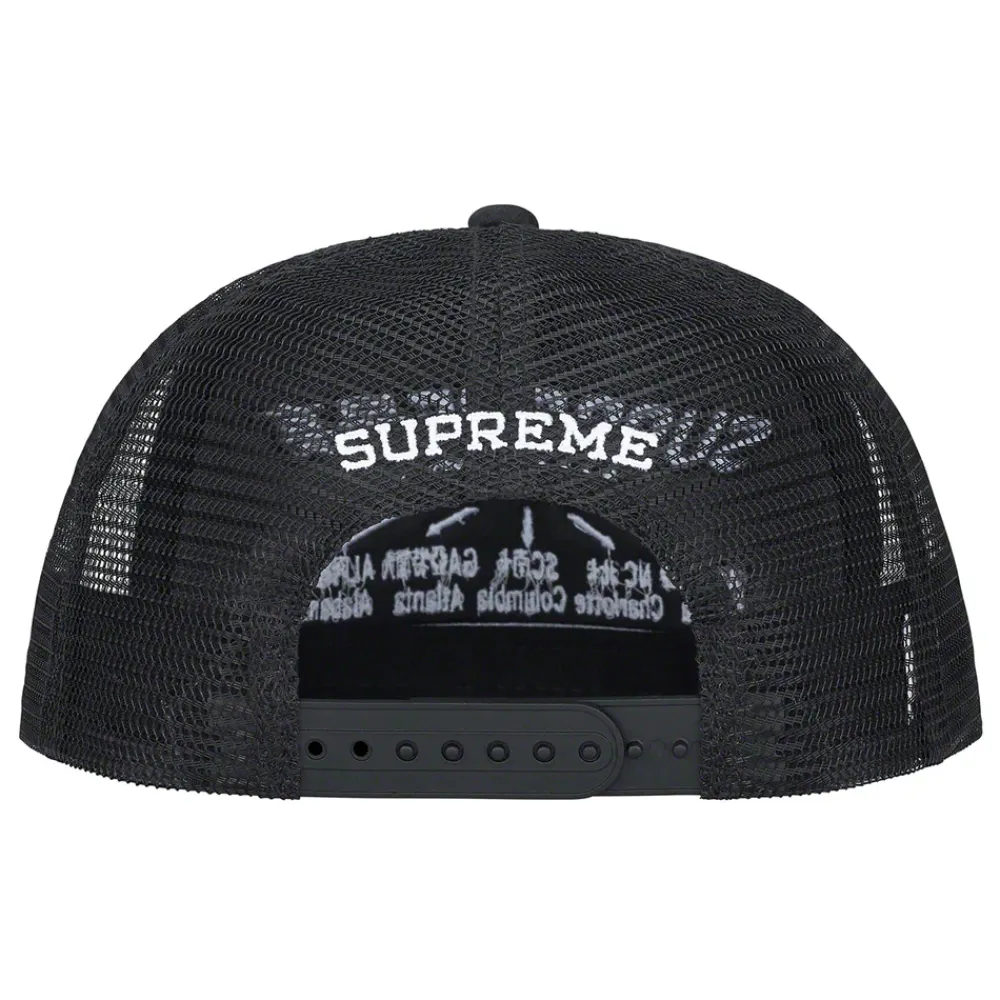 Supreme Transport Mesh Back 5-Panel Black ||Plus Clearance
