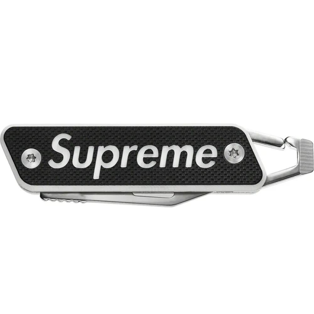 Supreme True Modern Keychain Knife Black ||Plus Fashion