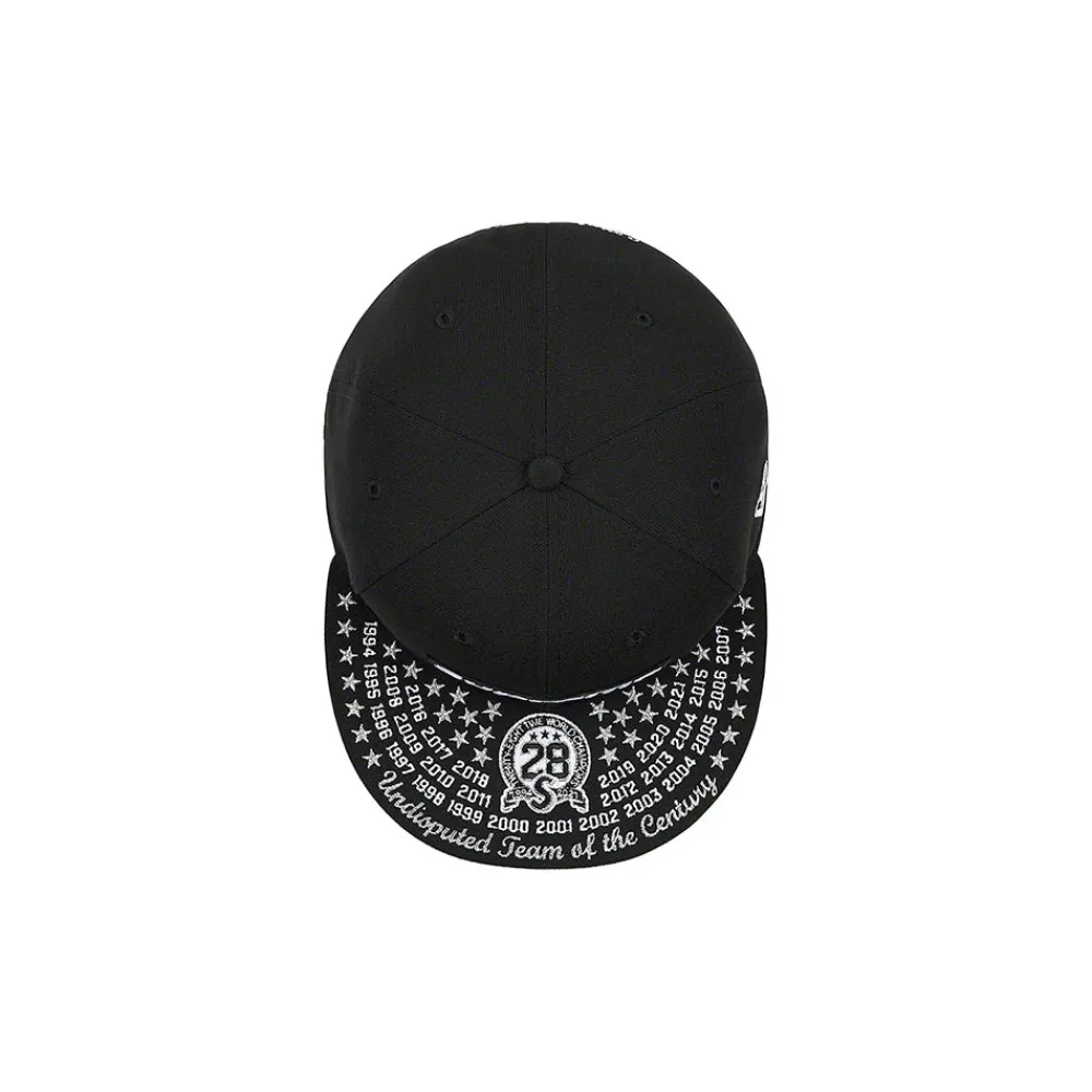 Supreme Undisputed Box Logo New Era Fitted Hat Black ||Plus Best