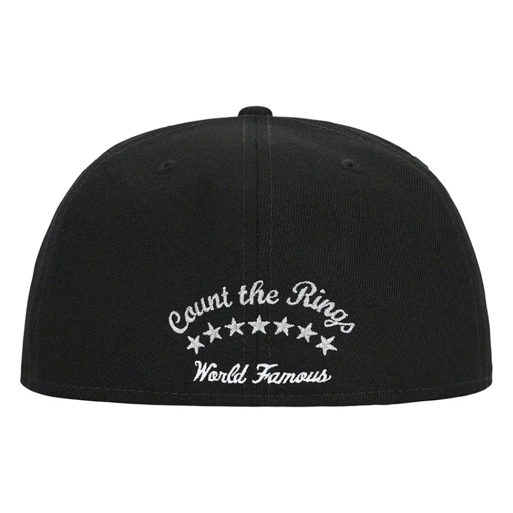 Supreme Undisputed Box Logo New Era Fitted Hat Black ||Plus Best