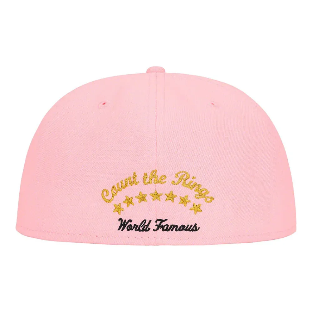 Supreme Undisputed Box Logo New Era Fitted Hat Dark Pink ||Plus Fashion