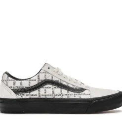 Supreme Vans Old Skool Grid White ||Plus Best