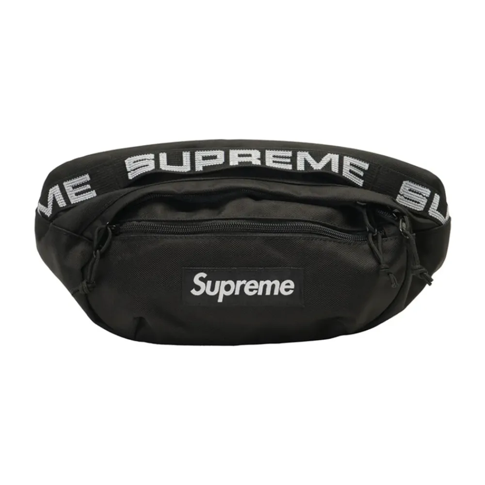 Supreme Waist Bag (SS18) Black ||Plus Clearance