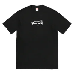 Supreme Warning Tee Black ||Plus New