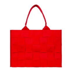Supreme Woven Large Tote Bag Red ||Plus Clearance