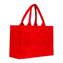 Supreme Woven Large Tote Bag Red ||Plus Clearance