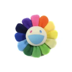 Takashi Murakami Flower h Pin Rainbow/White (3.75") ||Plus Hot