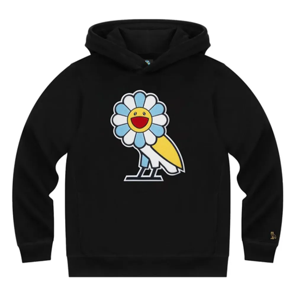 Takashi Murakami x OVO Hoodie Black ||Plus Outlet