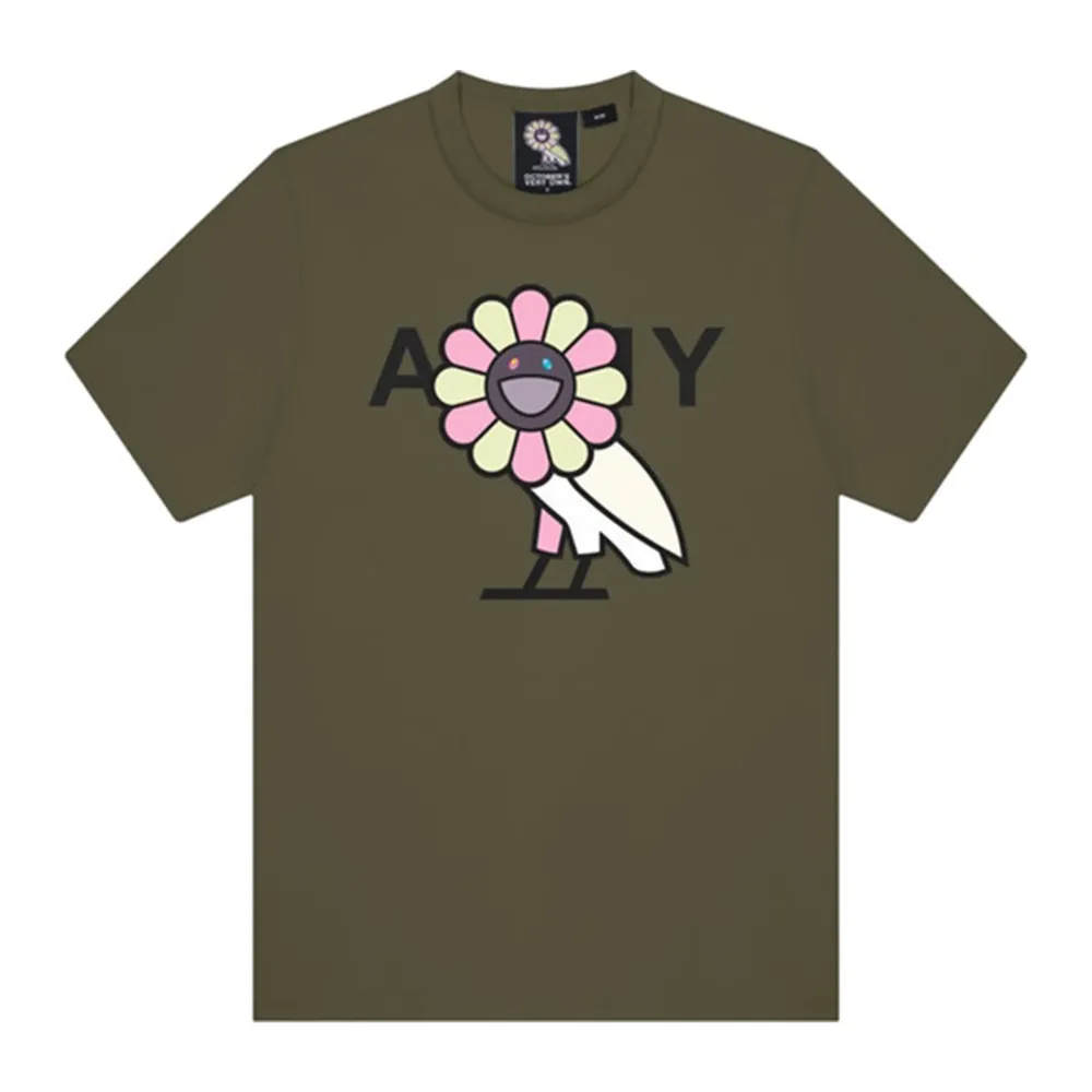 Takashi Murakami x OVO “Sur” Tee Olive ||Plus Online
