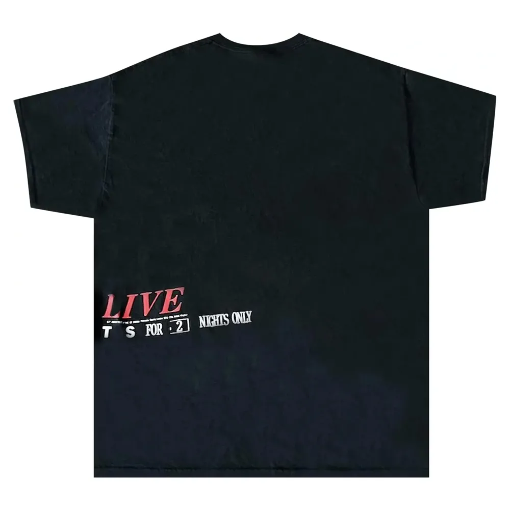 Travis Scott 02 Live Union Jack Tee Black ||Plus Hot