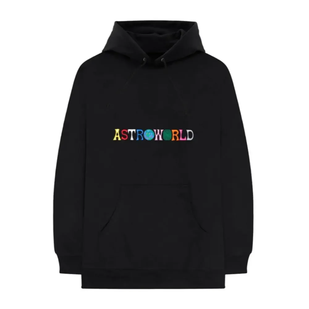 Travis Scott Astroworld Logo Hoodie Black | PLUS|Plus2 Fashion