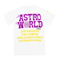 Travis Scott Astroworld LA Exclusive T-Shirt White | PLUS|Plus2 Best