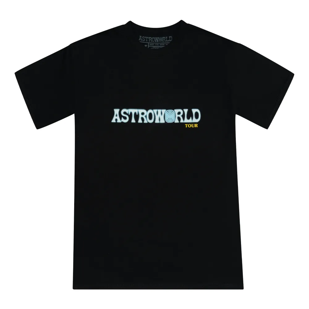 Travis Scott Astroworld Tour Tee Black | PLUS|Plus2 Outlet