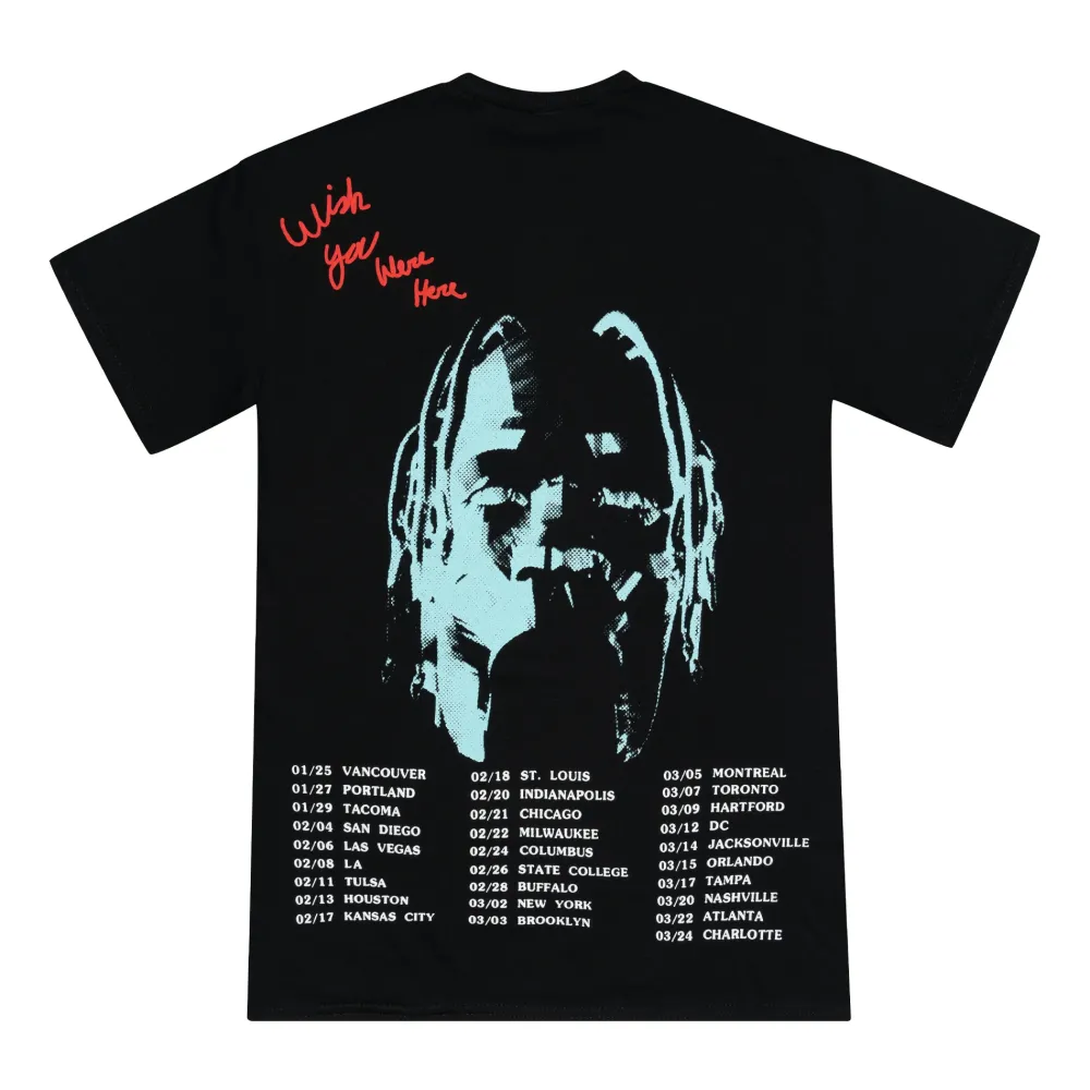 Travis Scott Astroworld Tour Tee Black | PLUS|Plus2 Outlet