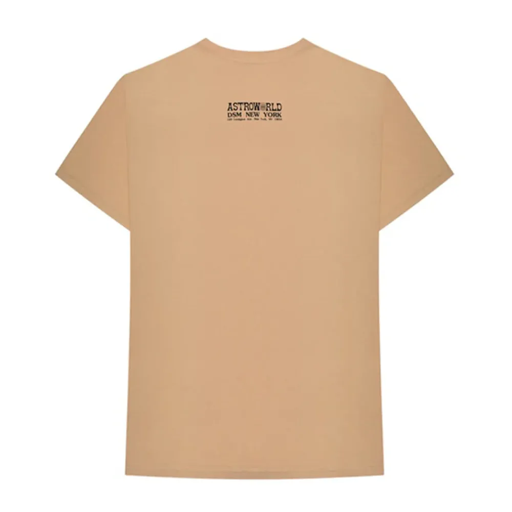Travis Scott Astroworld X DSM Days Inn Tee Tan ||Plus Outlet