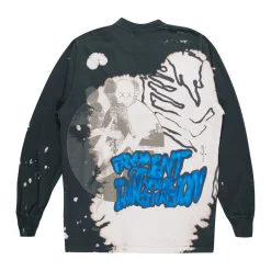 Travis Scott Cactus Jack + Kaws For Fragment L/S Tee Multi Grey ||Plus Discount