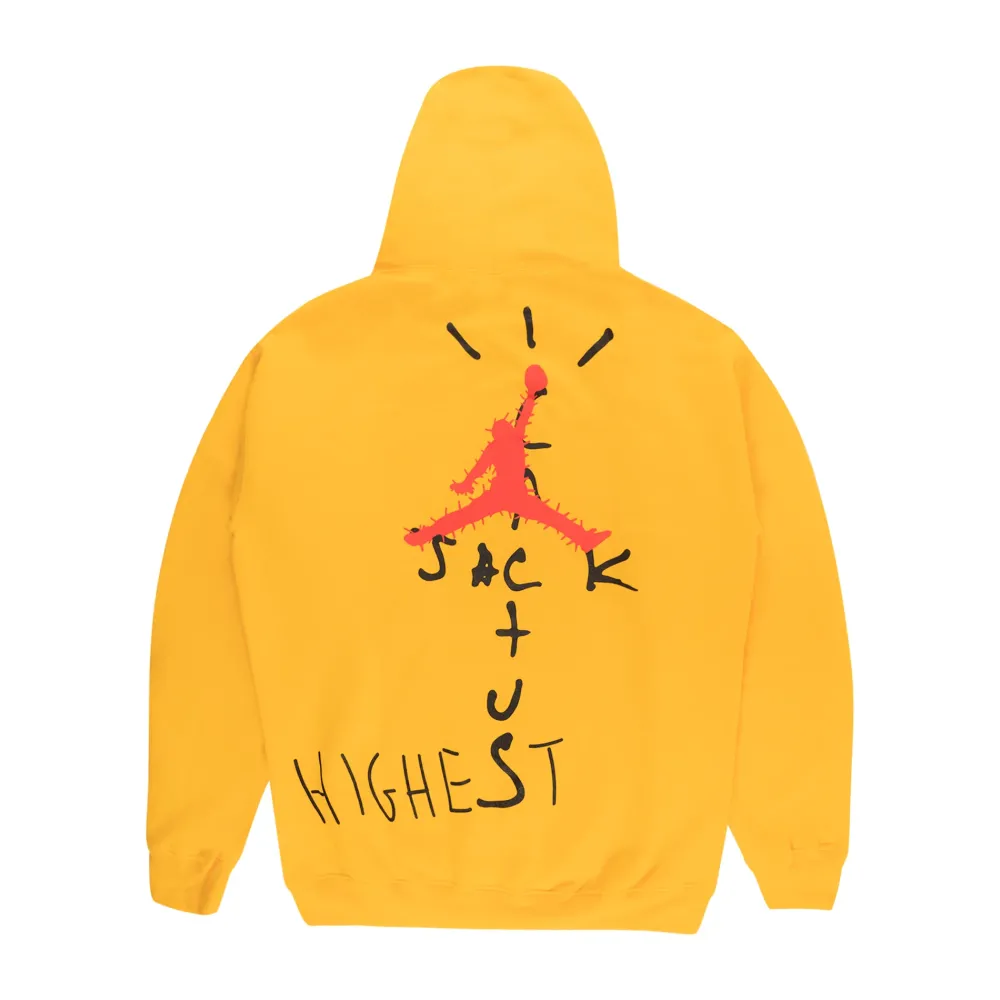 Travis Scott Jordan Cactus Jack Highest Hoodie Gold | PLUS|Plus2 Hot