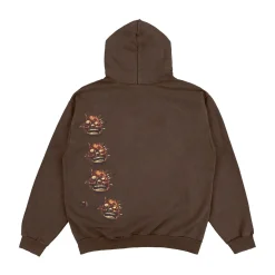 Travis Scott Utopia A2 Hooded Sweatshirt Brown ||Plus Clearance