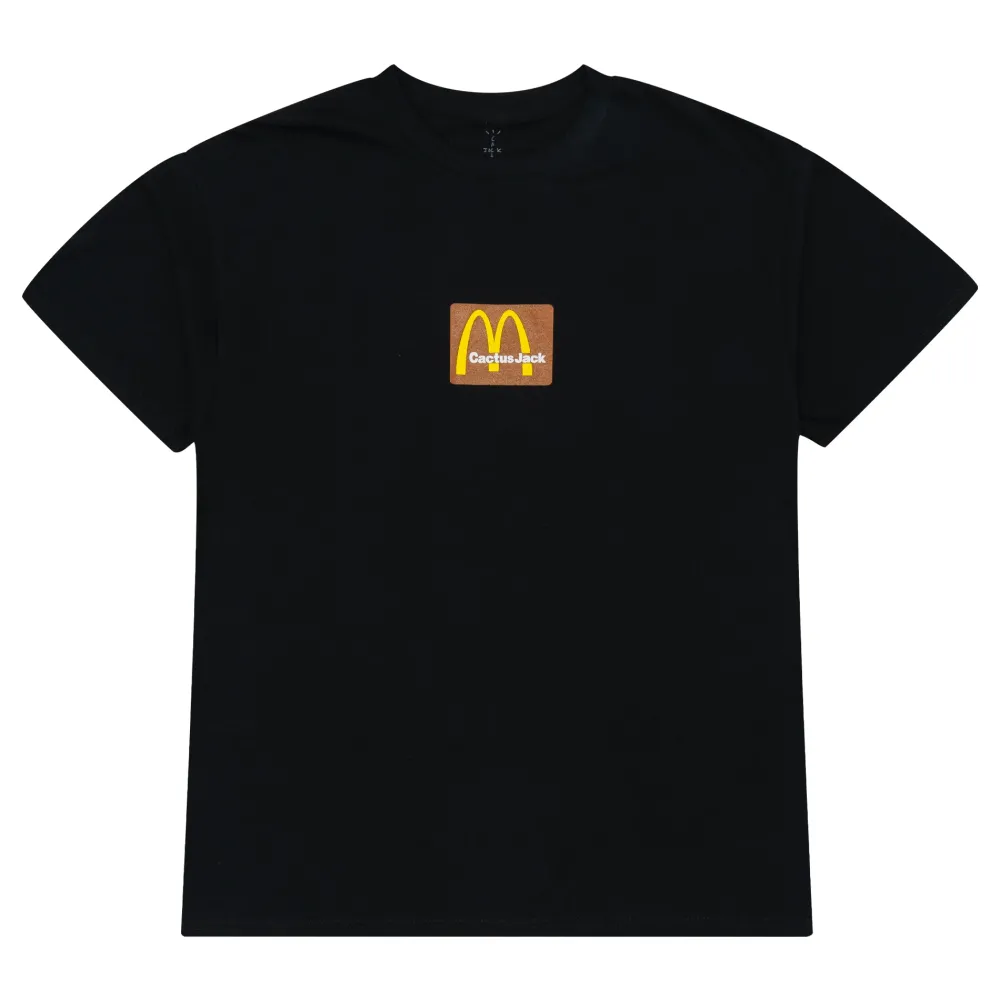 Travis Scott x McDonald's Sesame Inv T-shirt Black/Brown | PLUS|Plus2 New