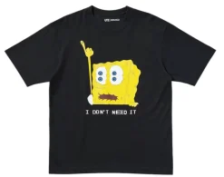 Uniqlo x CPFM Spongebob Squarepants UT Graphic T-Shirt Black|PlusJ Hot