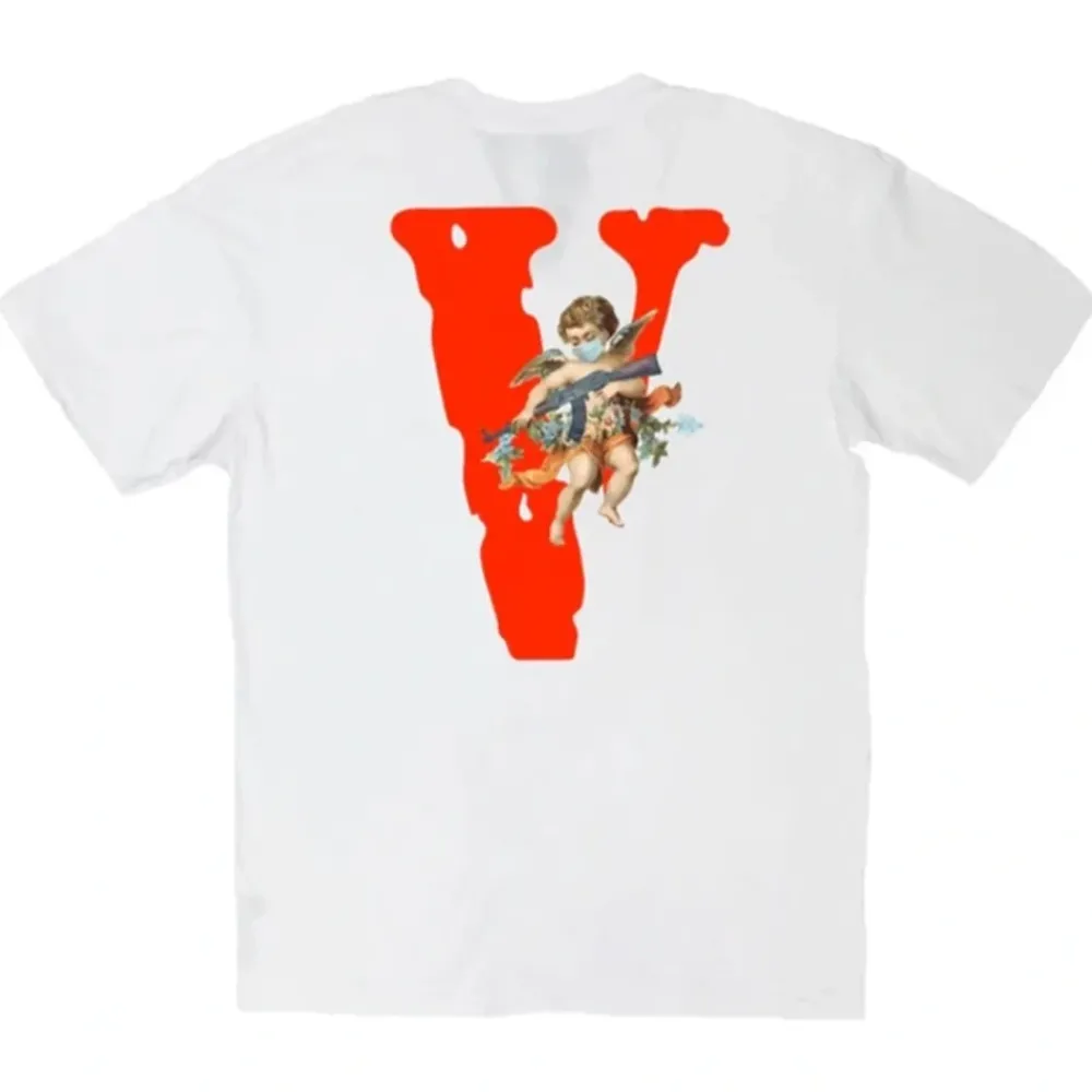 Vlone Friends Angels Tee White ||Plus Hot