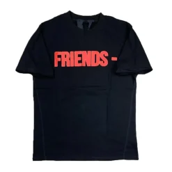 Vlone Friends Scream Tee Black/Red ||Plus Hot