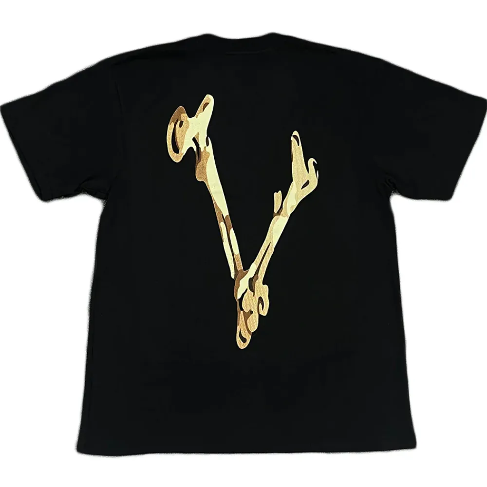 Vlone Lost Bones Tee Black ||Plus Online