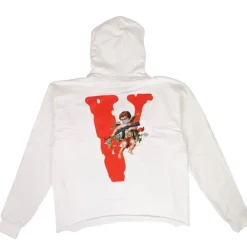 Vlone "Friends" Angels Hoodie White ||Plus Outlet