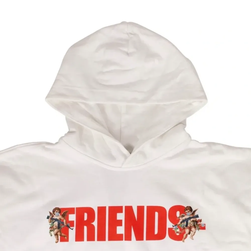 Vlone "Friends" Angels Hoodie White ||Plus Outlet