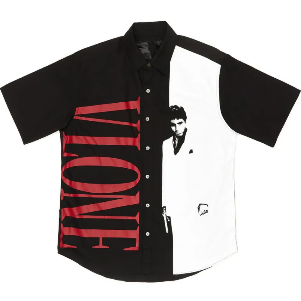 VLONE Scarface Button Up Short Sleeve ||Plus Online