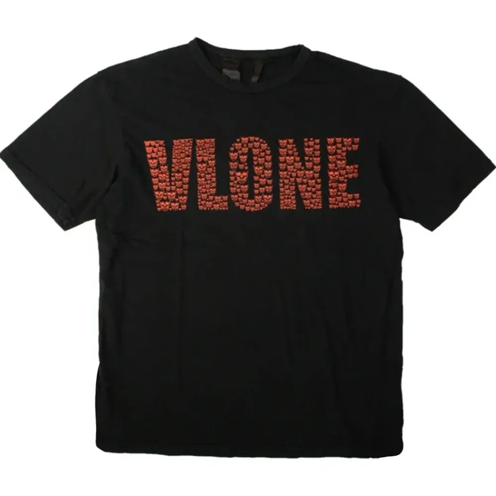 Vlone Skully Tee Black/Red ||Plus Fashion
