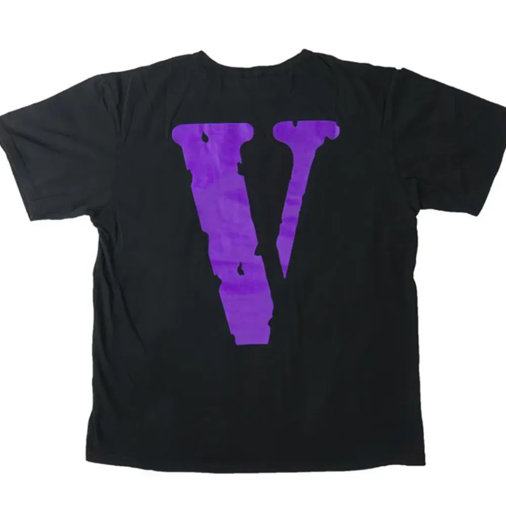 Vlone Staple Tee Black/Purple ||Plus New