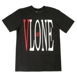 Vlone x Clot Staple Tee Black/Red ||Plus Clearance