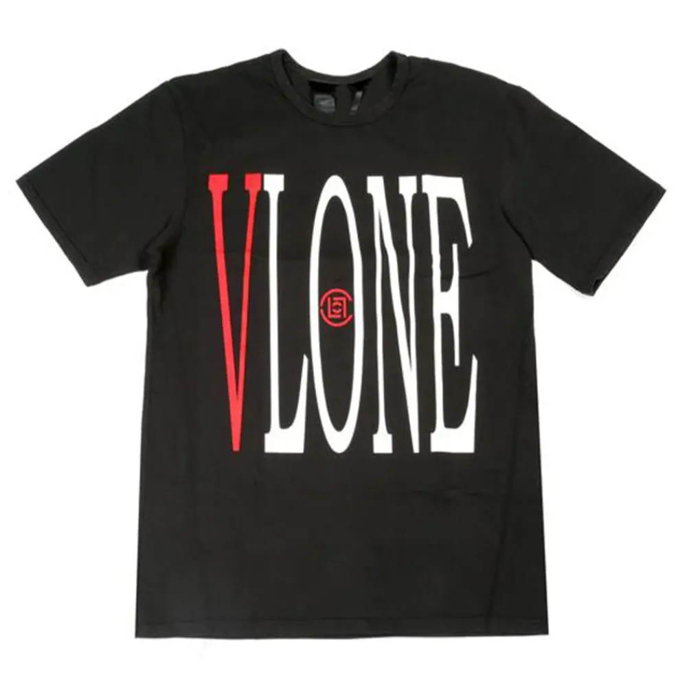Vlone x Clot Staple Tee Black/Red ||Plus Clearance
