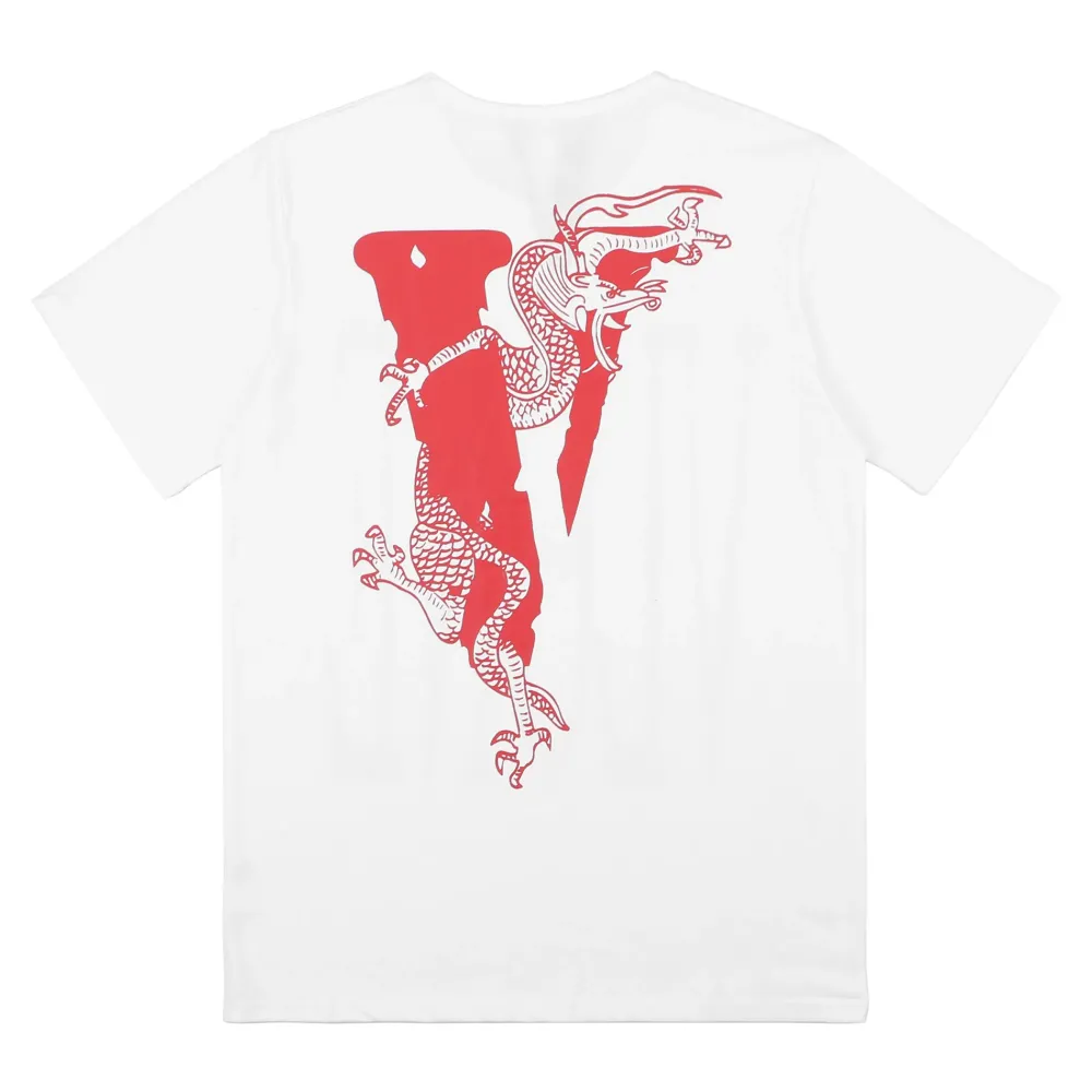 Vlone x Clot Staple Tee White/Red ||Plus Clearance