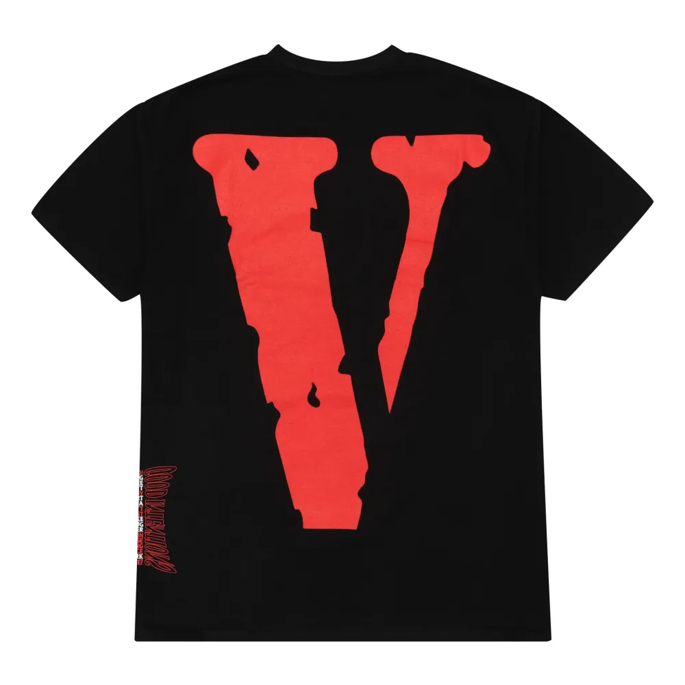 Vlone x Nav Bad Habits Tee Black ||Plus Outlet