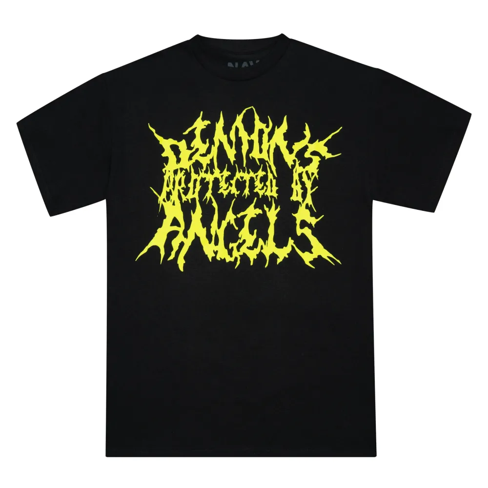 Vlone x Nav DPBA 002 Jagged T-Shirt Black ||Plus Outlet