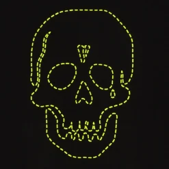 Vlone x Neighborhood Skull Tee Black/Green ||Plus Outlet